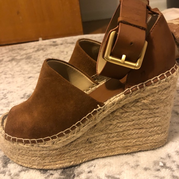 Marc Fisher Alida Espadrille Platform Wedges - Picture 3 of 11